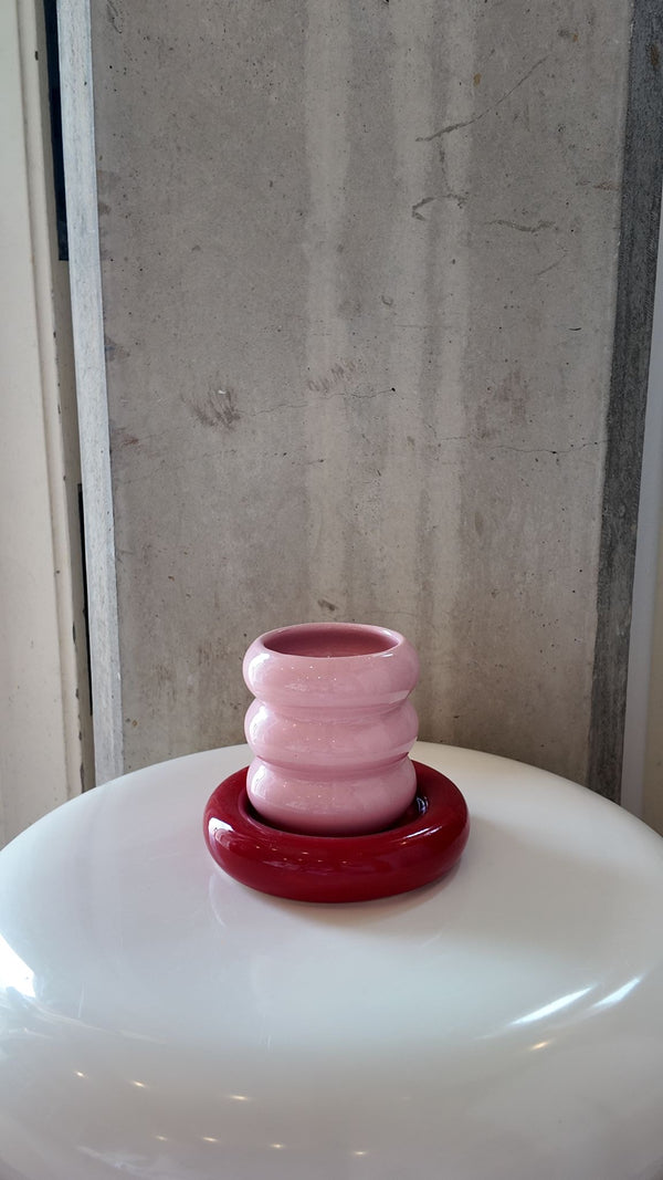 Glazed Chunky Mug & Saucer Set