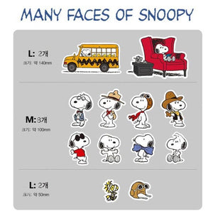 Peanuts Snoopy Deco Variety Stickers – 12 Pack