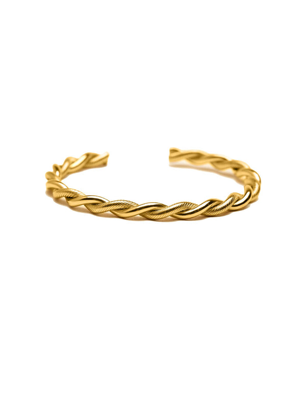 Waterproof Twist Cuff Bangle