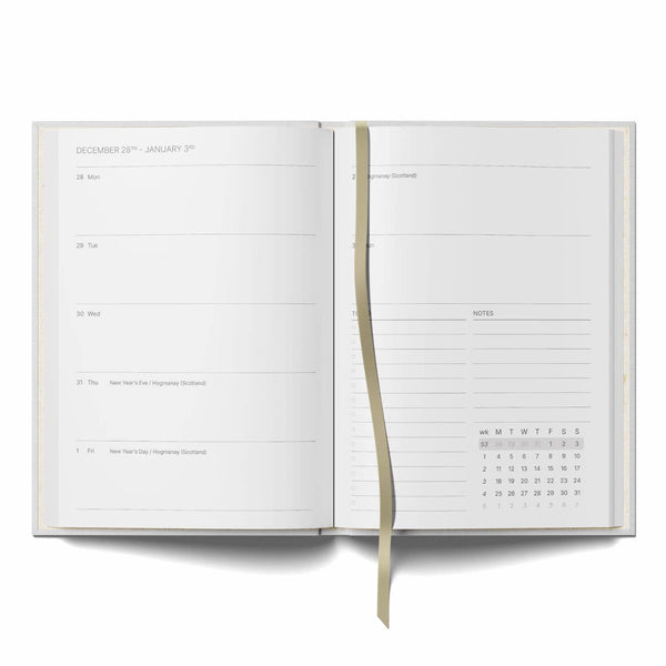 2027 A5 Diary Week-to-View
