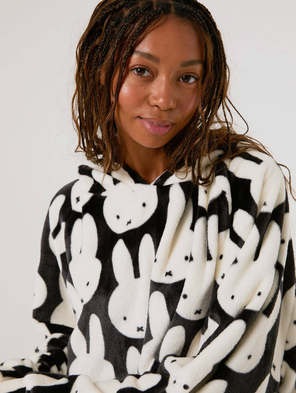 Miffy x Skinnydip Black Blanket Hoodie