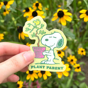 Plant Parent Snoopy - Die-Cut Sticker