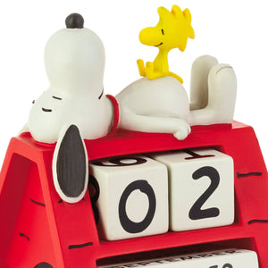 Peanuts™ Snoopy & Woodstock Perpetual Doghouse Calendar