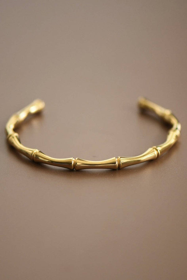 18K Gold Plated Waterproof Stainless Steel Cuff