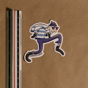 Sneaky Fella Waterproof Sticker
