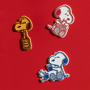 3P4 x Peanuts® - Snoopy & Woodstock "Cheers" Magnet