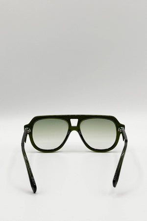 Bold Navigator Sunglasses in Green