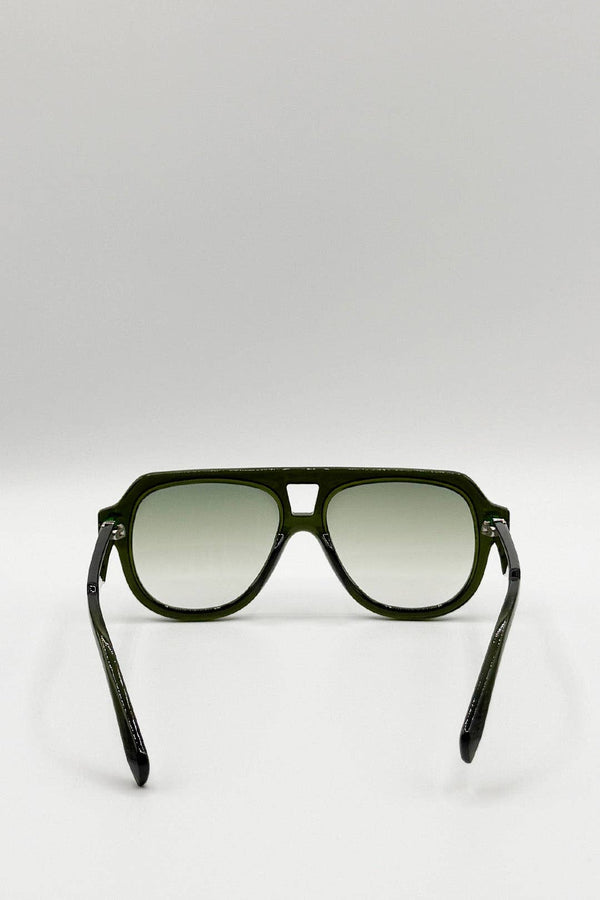 Bold Navigator Sunglasses in Green