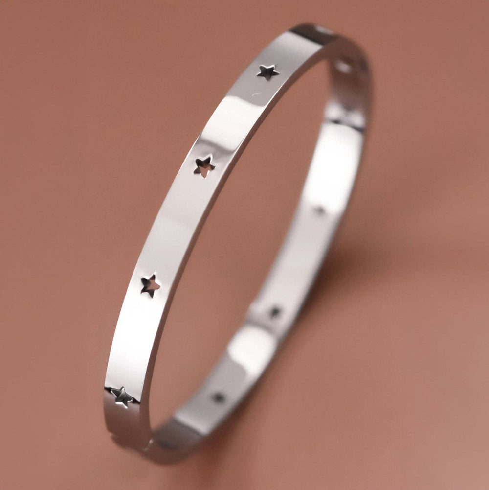 Tarnish-Resistant Waterproof Stainless Steel Bangle
