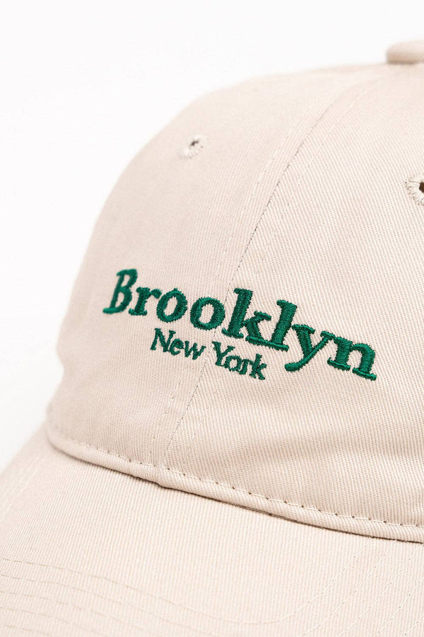 Brooklyn Baseball Cap in Beige