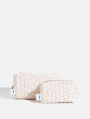 Miffy x Skinnydip Quilted Makeup Bag Set