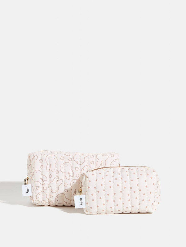 Miffy x Skinnydip Quilted Makeup Bag Set