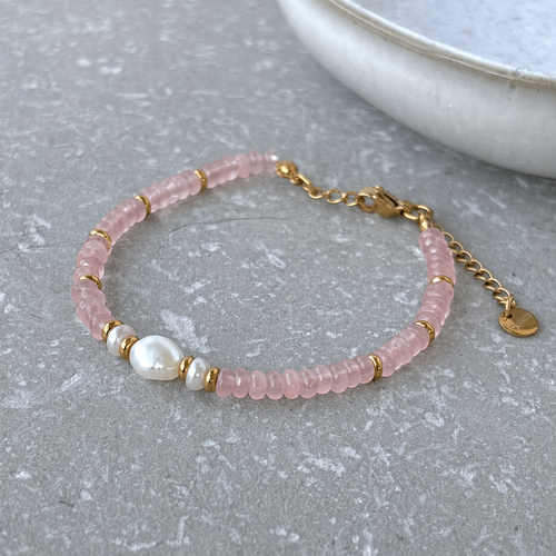 Tarnish Resistant Tripple Pearl Beaded Bracelet
