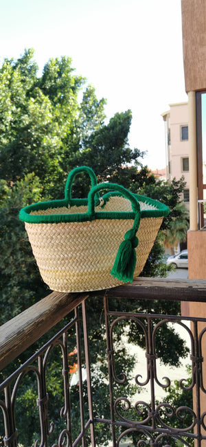 Straw Beach Basket Bag