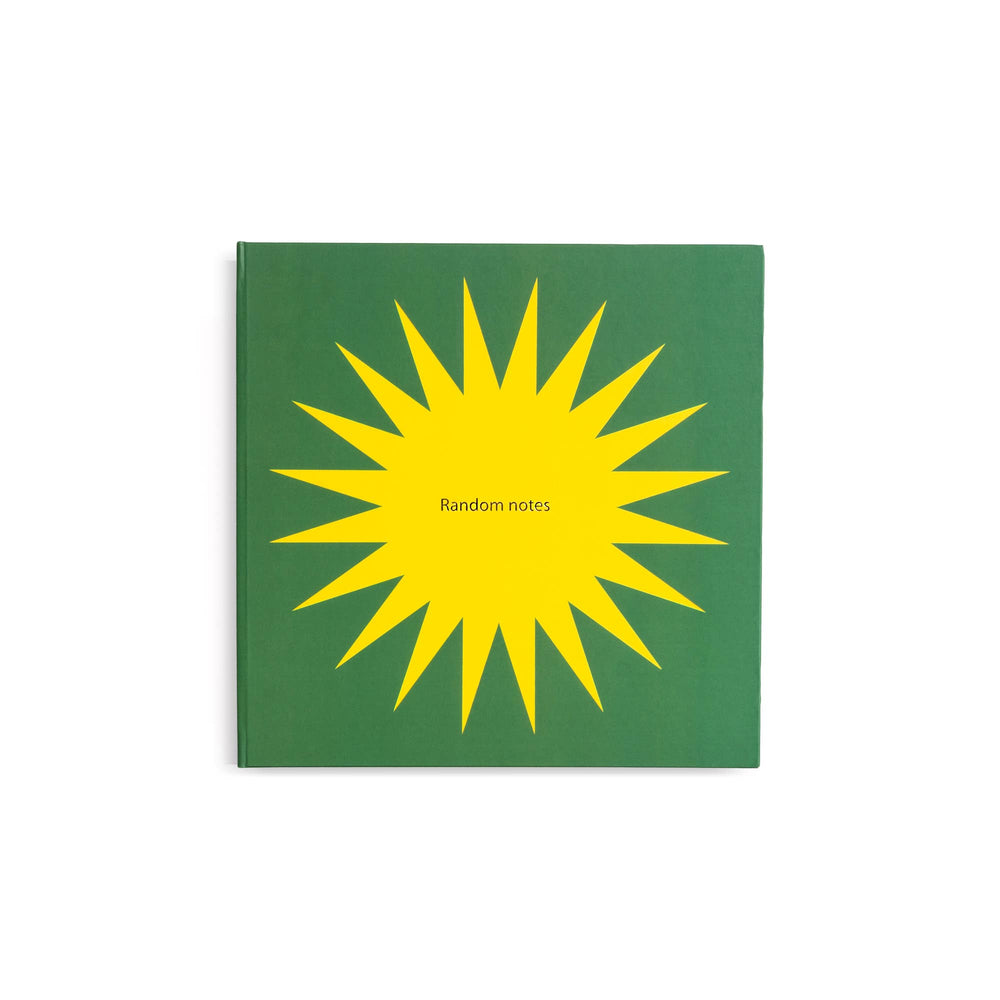 Helio Ferretti Notebook Green & Yellow Random Notes Notebook