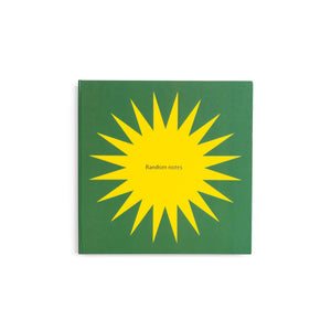 Helio Ferretti Notebook Green & Yellow Random Notes Notebook