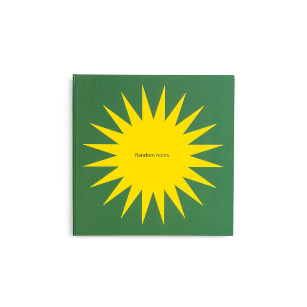 Helio Ferretti Notebook Green & Yellow Random Notes Notebook