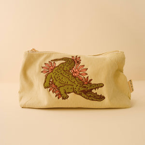 Medium Corduroy Pouch in Pale Sage