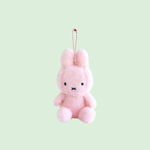 Miffy Creamy Plush Bag Charm, Key chain holder - 8cm