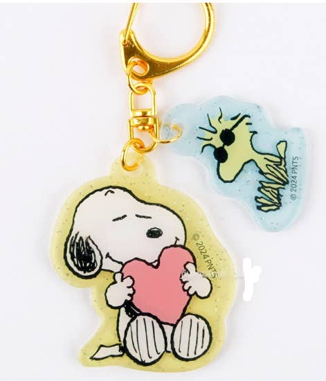 Snoopy Secret Double Acrylic Keyring Random Box