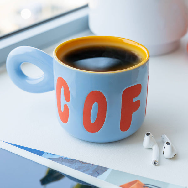 Helio Ferretti Coffee Mug Light Blue