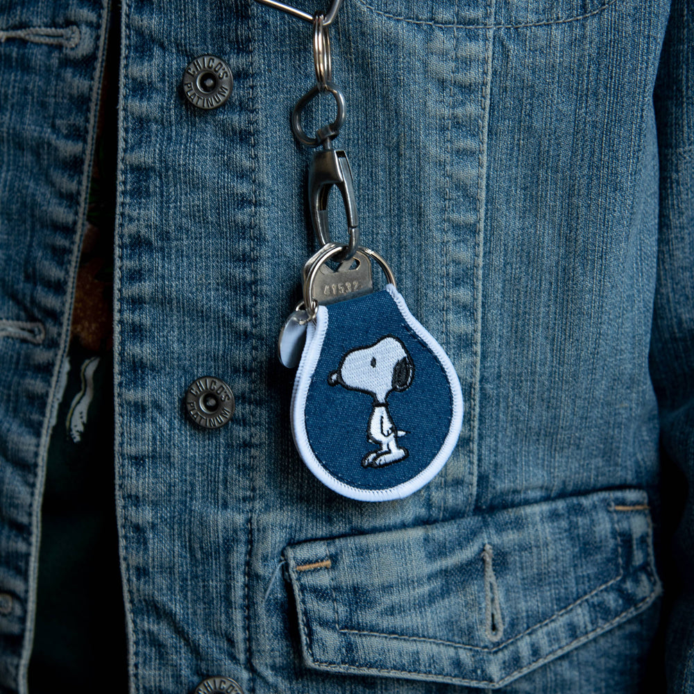 3P4 x Peanuts® - Snoopy Classic Patch Keychain key ring
