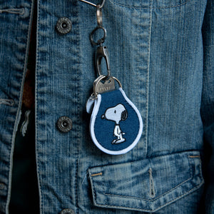 3P4 x Peanuts® - Snoopy Classic Patch Keychain key ring