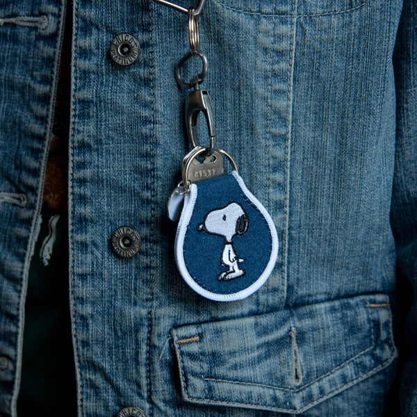 3P4 x Peanuts® - Snoopy Classic Patch Keychain key ring