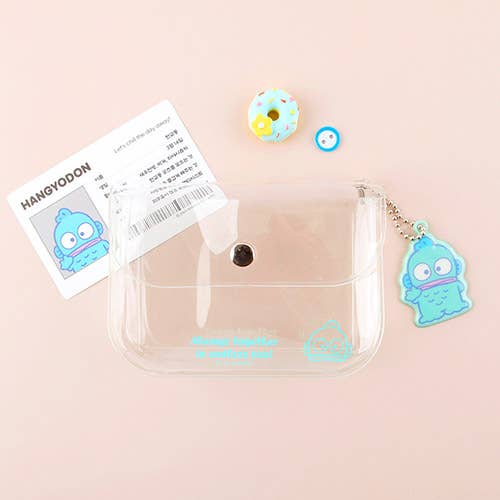 Sanrio Clear Card Holder with Keychain – Collectible Case