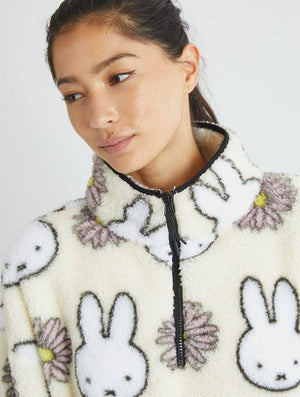 Miffy x Skinnydip Flower Longline Fleece