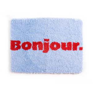 Helio Ferretti Bonjour Collective Bath Mat - Light Blue