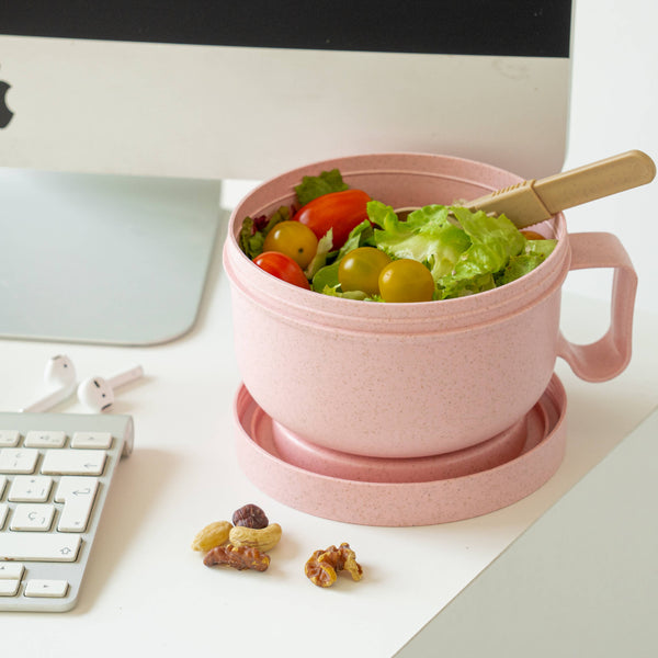 Helio Ferretti Bon Appetit Lunch Box Round Pink