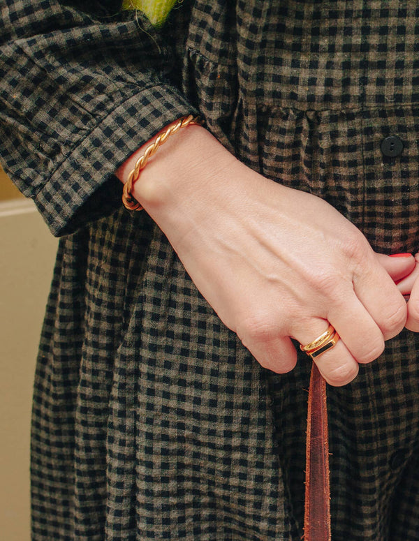 Waterproof Twist Cuff Bangle