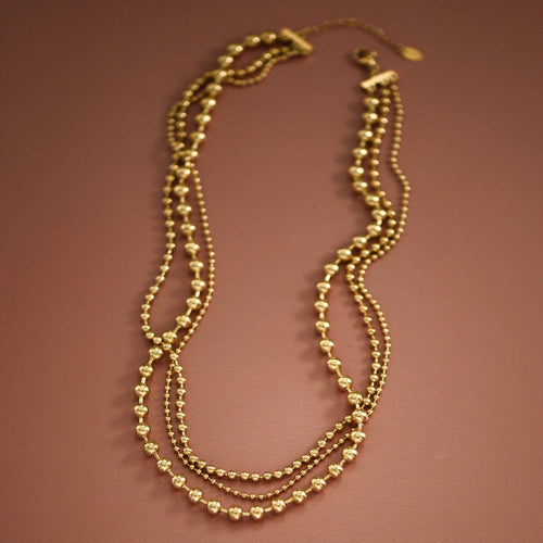 18K Gold PVD Plated Waterproof Stainless Steel Chain Necklace