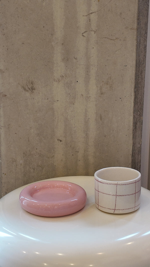Glazed Chunky Mug & Saucer Set