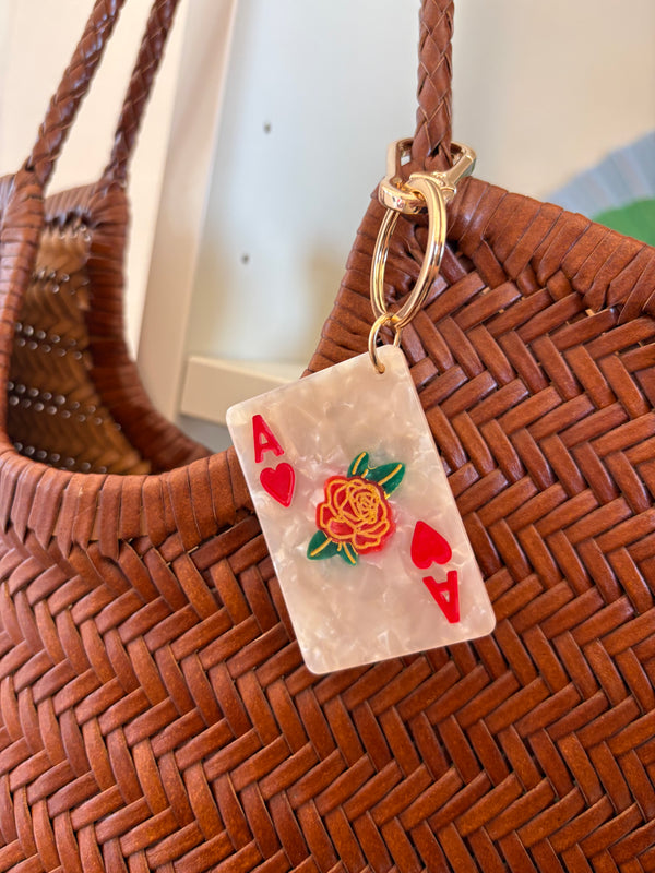 Ace Keyring bag charm