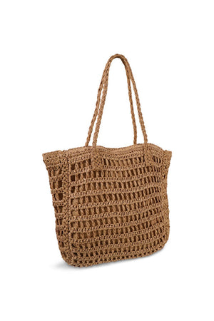 Woven Tote Bag in Natural