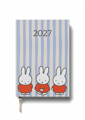 Miffy 2027 A5 Diary - Week-to-View - Miffy Trio