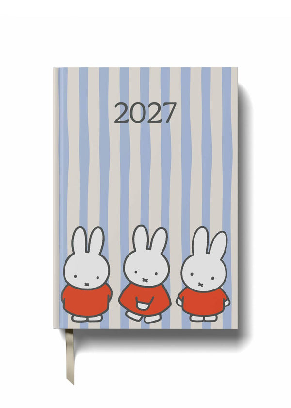 Miffy 2027 A5 Diary - Week-to-View - Miffy Trio