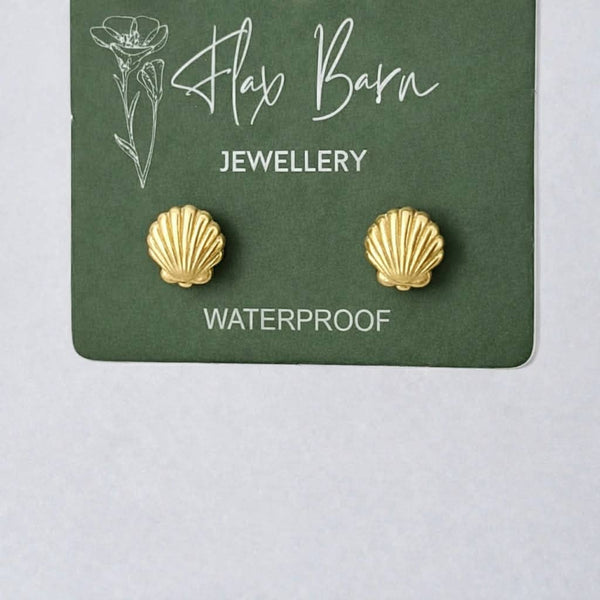 Tarnish Resistant Shell Studs