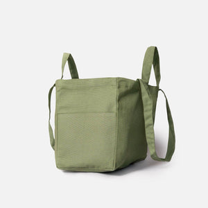 Organic cloth box low green