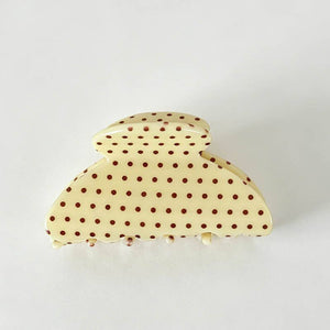 Retro Polka Dot Hair Claw