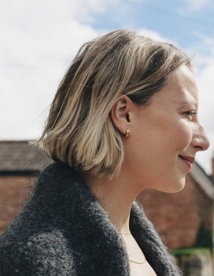 Waterproof Gold Small Hoop Earrings
