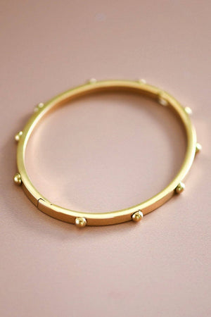 18K Gold Plated Waterproof Stainless Steel Bangle