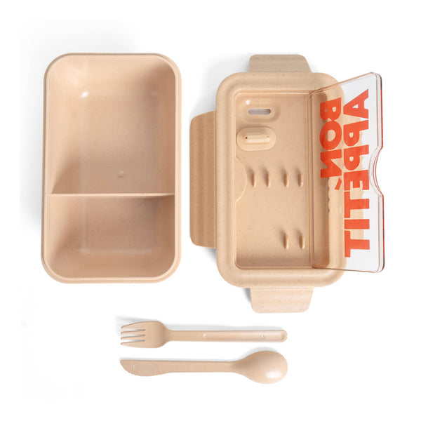 Helio Ferretti Bon Appetit Lunch Box - Beige
