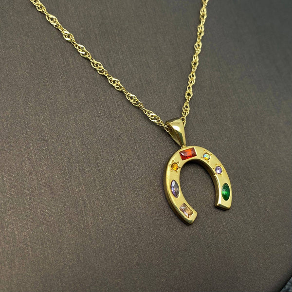 Horseshoe Charm Necklace