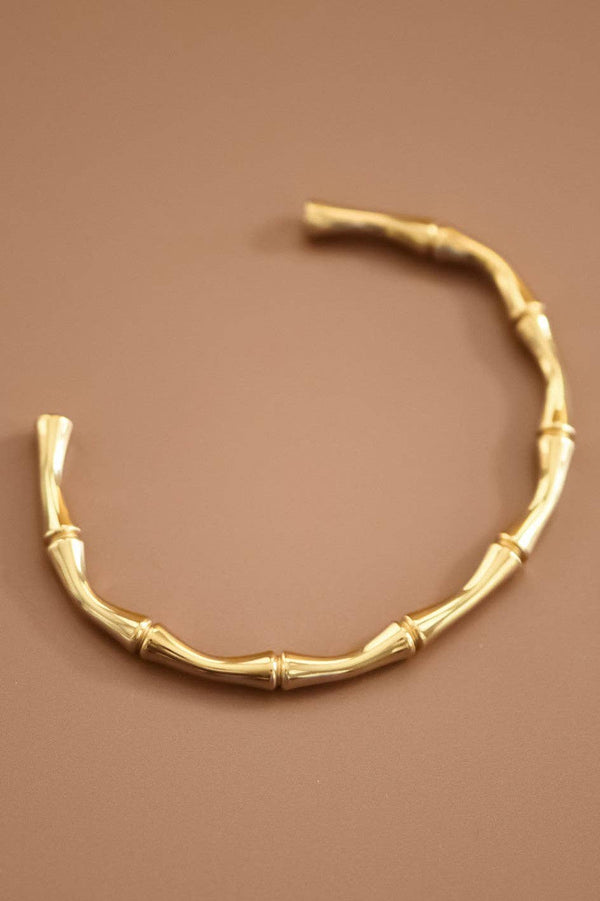18K Gold Plated Waterproof Stainless Steel Cuff