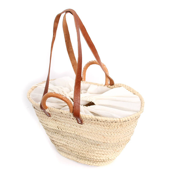Handwoven French Market Basket