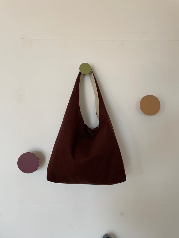 Brown Linen Bag