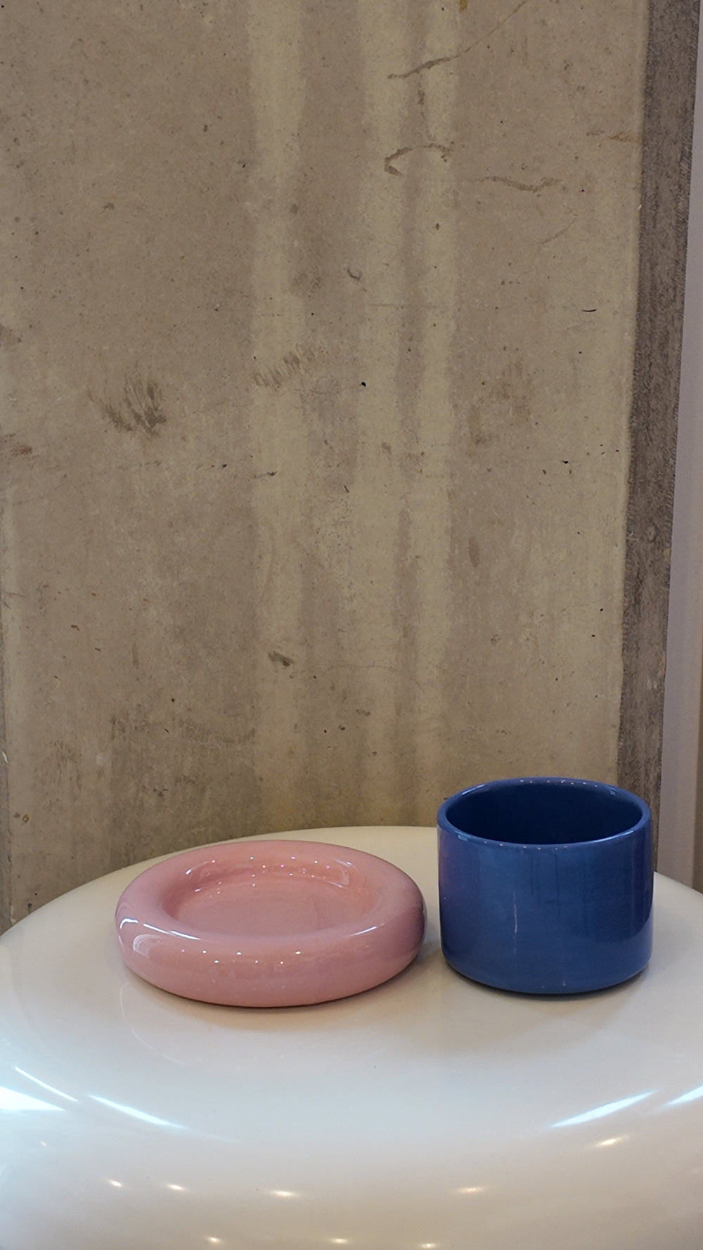 Glazed Chunky Mug & Saucer Set